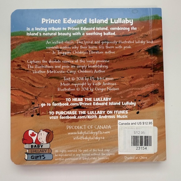 Prince Edward Island Lullaby Board Book - Picture 3 of 4